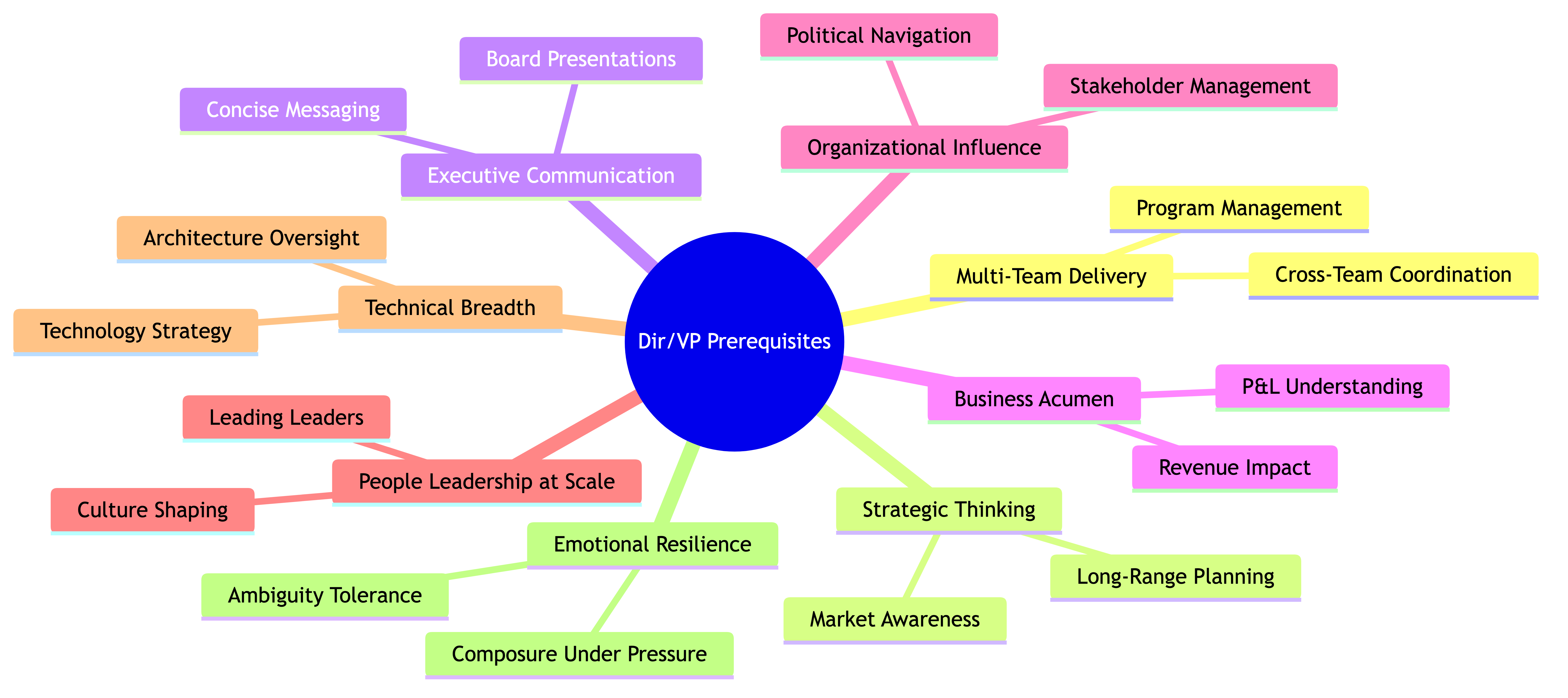 Prerequisites for Director/VP of Engineering